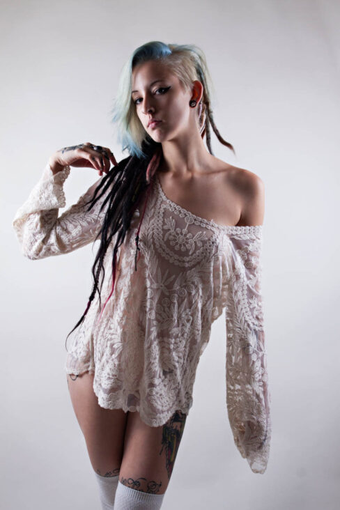 Glamour Photo of Ryynagade wearing white