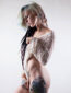Alternative Glamour Model Showing tattoos