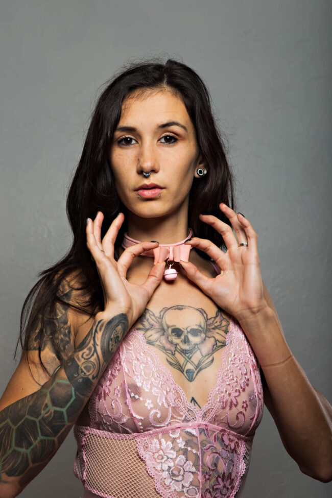 Glamour Portrait GreasyRose Showing Proof of Ownership