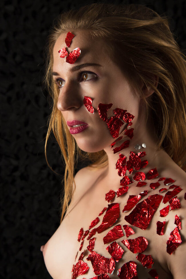 Creative Glamour Sweet Pea Red Aluminum