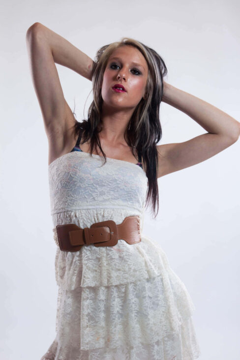 Glamour portrait Ambitious Sola White Dress