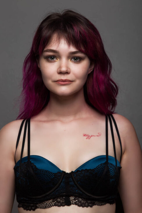 Boudoir photography PositivelyComplicated blue lingerie