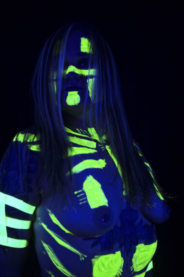hazel-night-warrior-themed-black-light-shoot-norman-ok