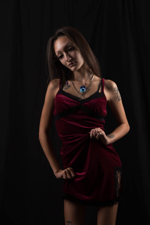 ammathyst-jade-helton-crimson-dress-norman-oklahoma