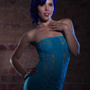 kayla-farmer-mesh-blue-skirt-purple-hair-brick-wall-norman-ok