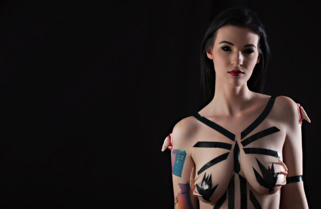 brittany-stone-dark-art-gamer-tape-tattoo-dark-eyes-monster-demon-norman-ok