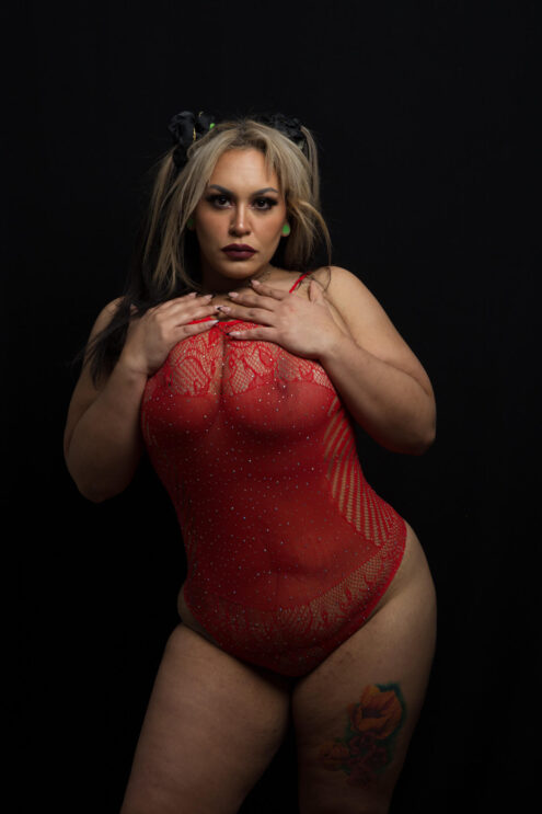 devils-cake-red-body-suit-latina-midwest-city-ok