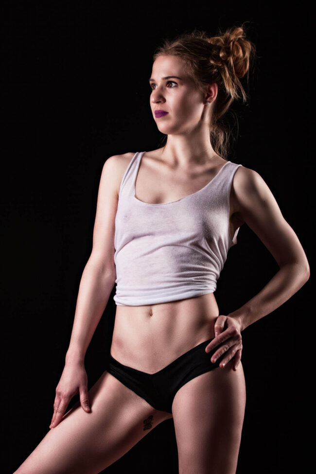 sweet-pea-white-tank-top-black-panties-strawberry-blonde-moore-ok