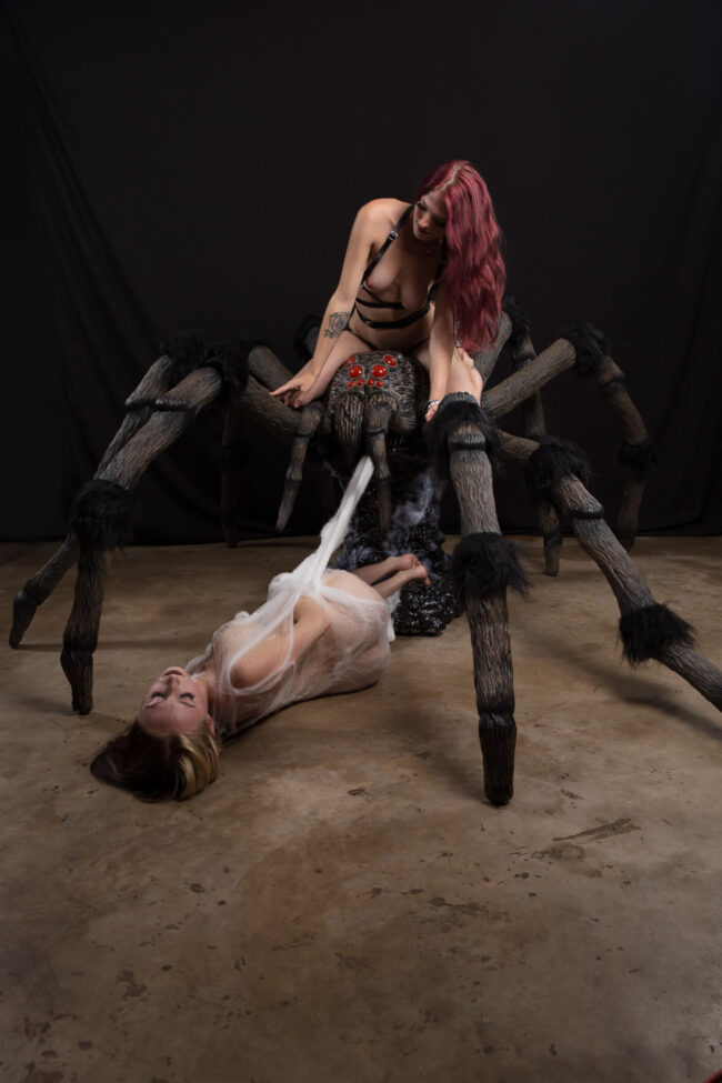 angel-barbie-spider-prop-halloween-red-white-shawnee