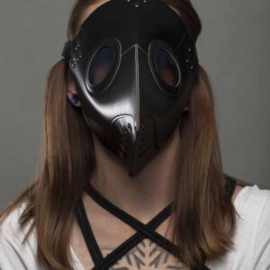 maja-violette-plague-doctor-black-rope-ties-tulsa-ok