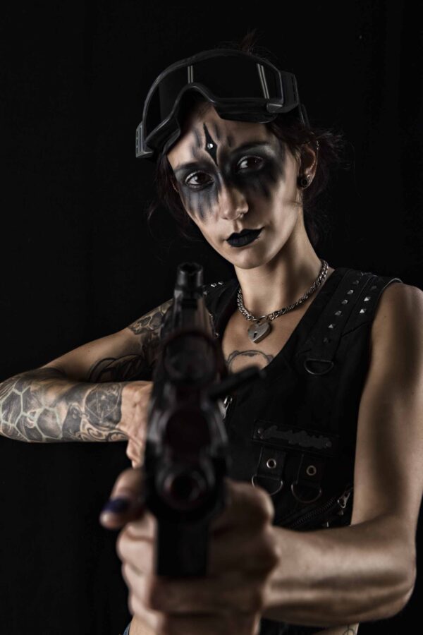 greasyrose-executioner-alien-hunter-black-military-gun-face-paint-oklahoma-city-ok