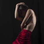 Ayeonna Gabrielle red maroon skirt brunette Dallas TX