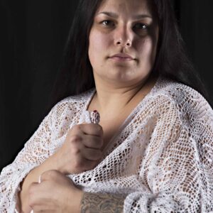 crystal-bussey-white-lace-robe-brunette-seminole-ok