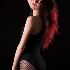 autum-mccleery-black-bodysuit-fishnet-ada-oklahoma