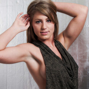 Ashden Breeze grey top with zipper back portrait session Photographer Edmond, OK
