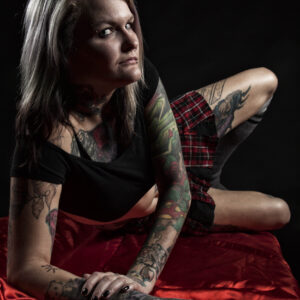 hannah-batgirl-red-outfit-black-top-alt-shoot-edmond-ok
