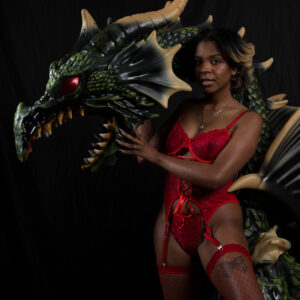 Saturn red boudoir private shoot Oklahoma City Subtle Shades Photography