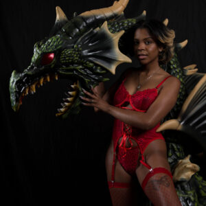 Saturn red boudoir private shoot Oklahoma City Subtle Shades Photography