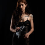 Dahlia dark art themed photo shoot Edmond OK photographer