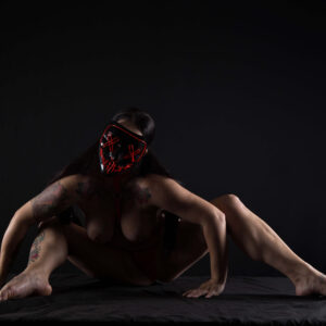 Allie Kat masked theme photo shoot Subtle Shades Photography