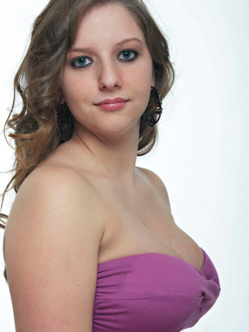 Casey Coufal hot pink themed portrait session Moore OK