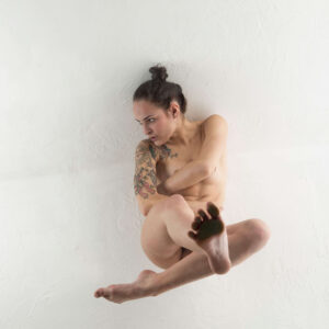 Ayeonna Gabrielle ceiling posing Seen from below Dallas TX photographer