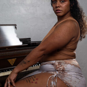 Ary Kali Pretty by piano portrait shoot Del City OK