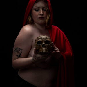 Jessica Allen dark art themed portrait session Ardmore OK