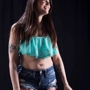 Nikki Paige country outfit boudoir shoot Wanetta OK photography