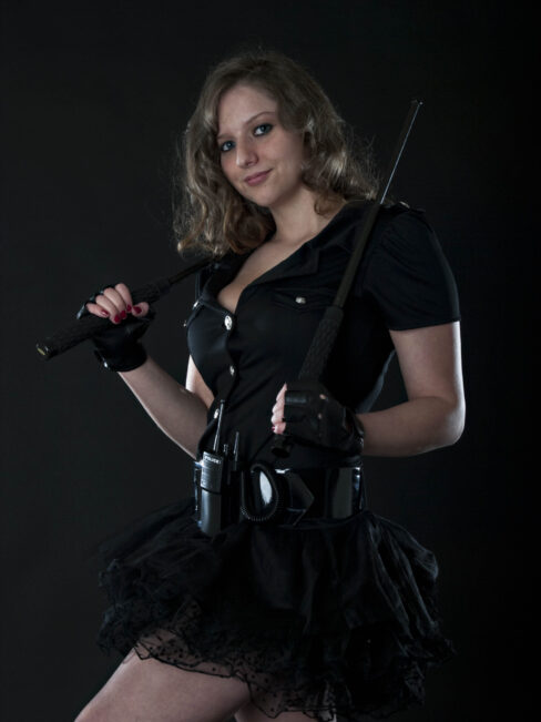 Casey Coufal sexy cop oufit themed photo shoot