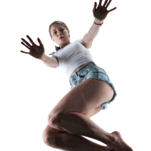 Bianca Brunson jean shorts Seen From Below Woodward OK