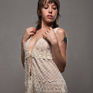 Melancholic lace outfit boudoir shoot Norfolk VA photographer