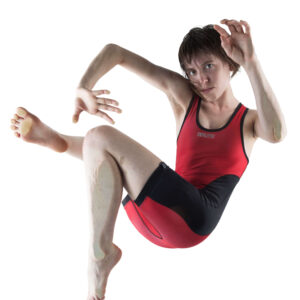 Melancholic Sport Red Outfit Seen From Below Norfolk VA