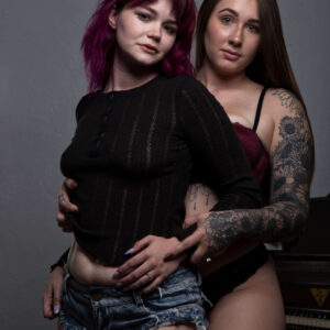 PositivelyComplicated and 2020Butterfly.Wings couple themed portrait session Norman OK photographer