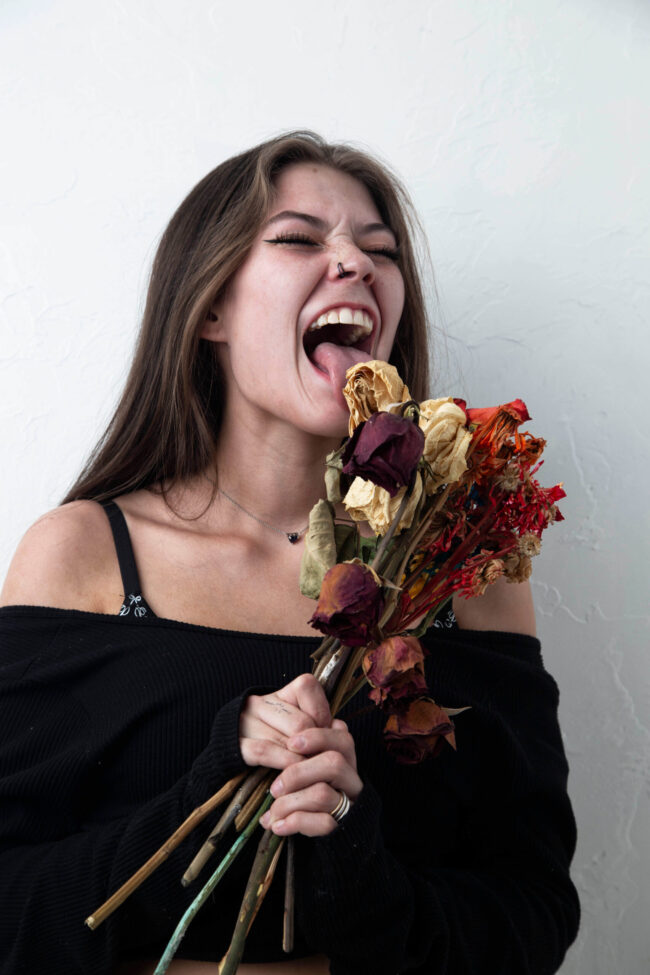 Lil Bit Flower Themed portrait session Choctaw, OK