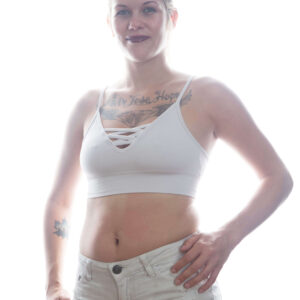 Ashlee Eubank boudoir high key photo shoot white themed Shawnee OK