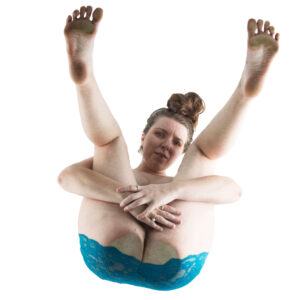 Taylor White boudoir themed seen from below Melbourne, FL