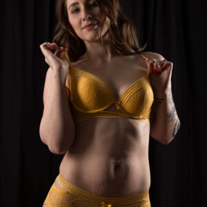 2020Butterfly.Wings sexy boudoir yellow themed portrait shoot Oklahoma City OK