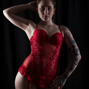 2020Butterfly.Wings red boudoir themed bodysuit sexy shoot Oklahoma City, OK