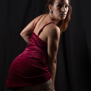 Danielle Helton sued skirt sexy themed boudoir shoot Oklahoma City, OK