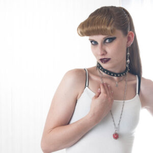 Rose Gothique clothed themed portrait session Oklahoma City photographer