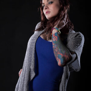 Mandei Mayhem clothed themed portrait shoot Tulsa, OK