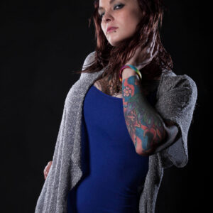 Mandei Mayhem clothed themed portrait shoot Tulsa, OK