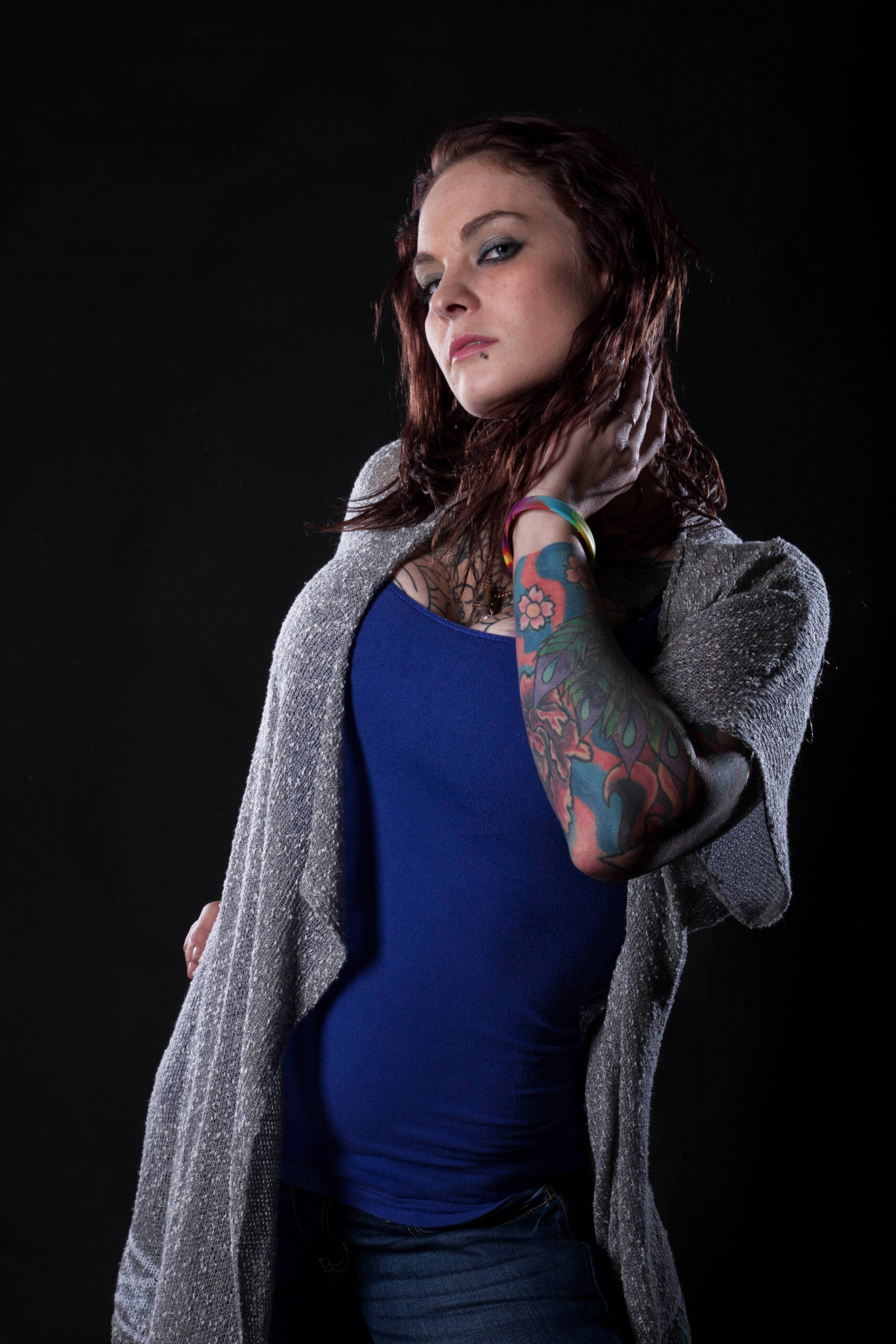 Mandei Mayhem clothed themed portrait shoot Tulsa, OK