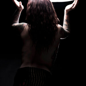 Mandei Mayhem boudoir themed implied shoot Tulsa, OK
