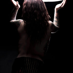Mandei Mayhem boudoir themed implied shoot Tulsa, OK