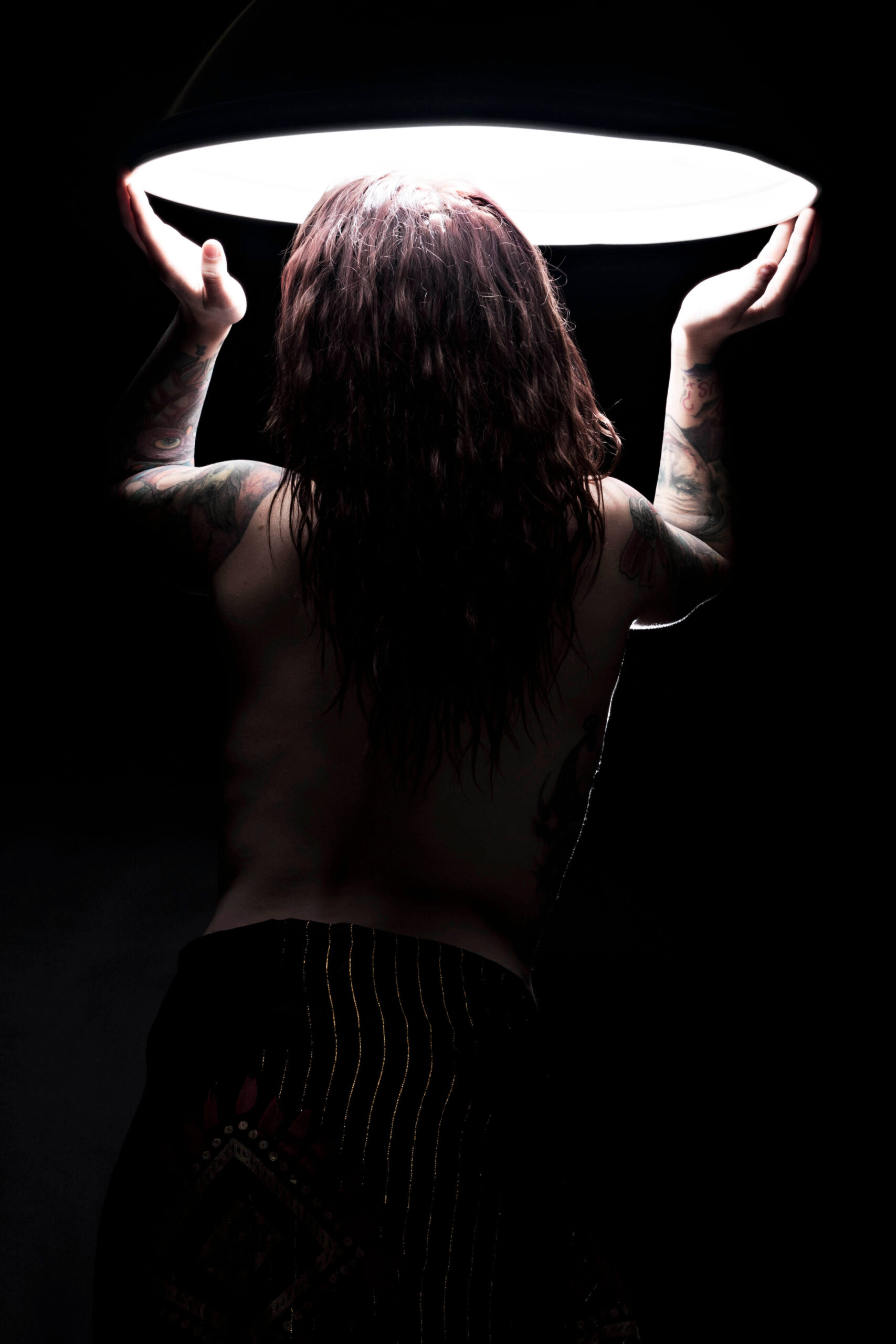 Mandei Mayhem boudoir themed implied shoot Tulsa, OK