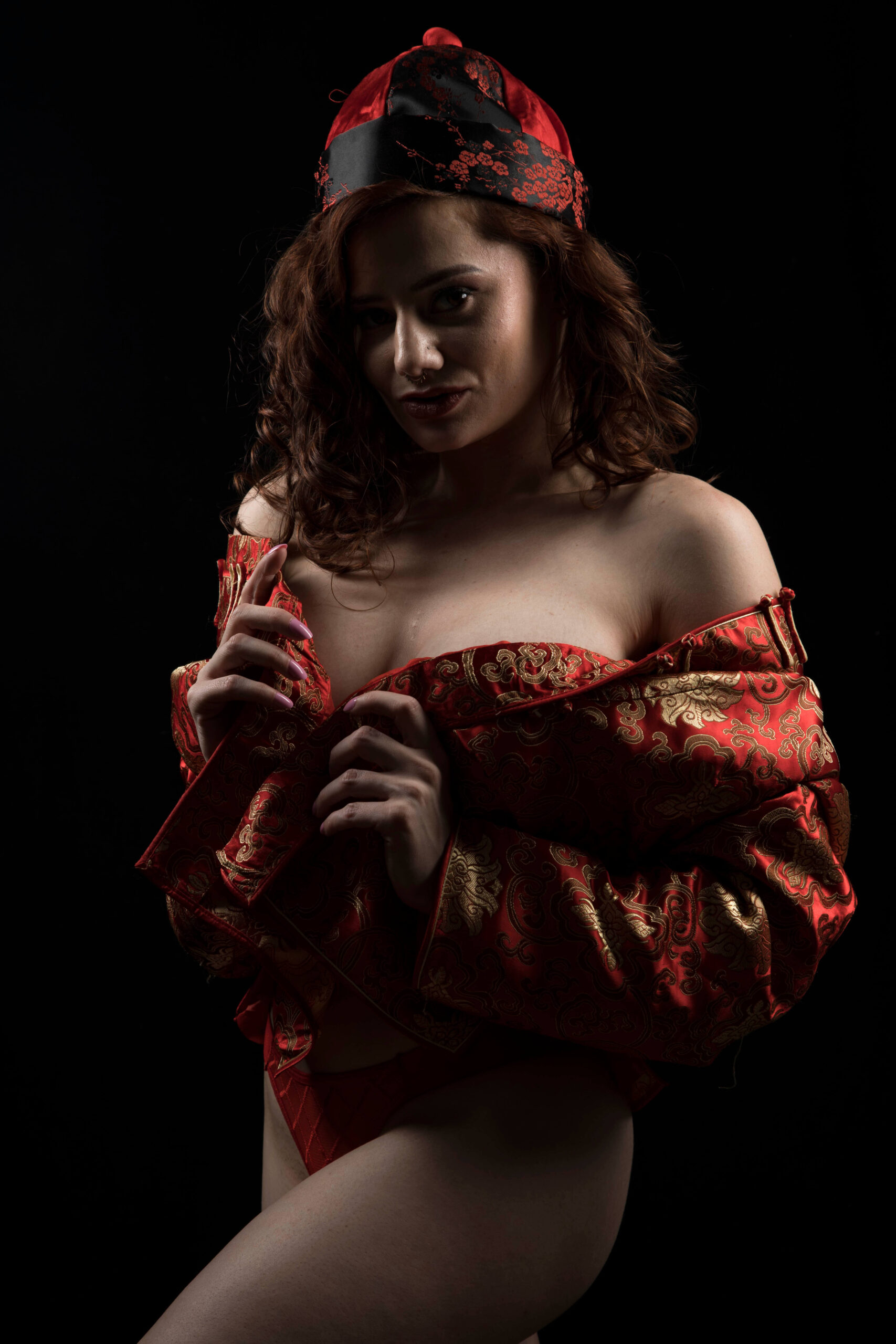 Anastasia Maye Chinese themed portrait session Oklahoma City