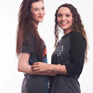 Ashley Stoneking and Montana H sexy boudoir themed portrait session Oklahoma City, OK