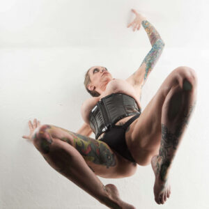 Rae Ramsey black outfit themed perspective shoot Oklahoma City, OK